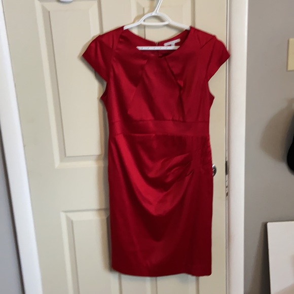 Coco & Tasha Red Cocktail Dress - Picture 5 of 8